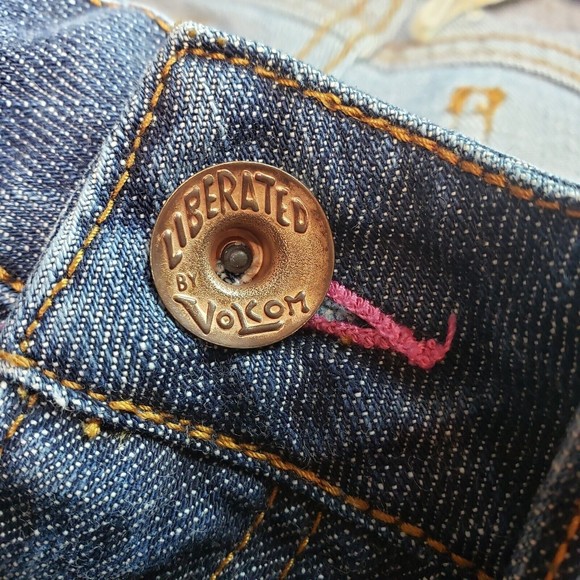 Volcom Womens Jeans Size 1 Nova 2 Skinny Liberated 28x31 - Picture 10 of 10